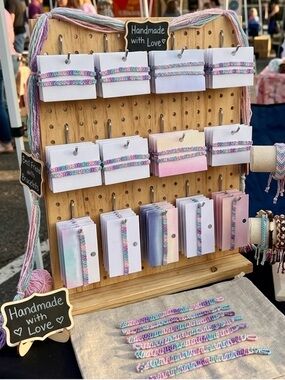 Pastel Woven Friendship Bracelets
